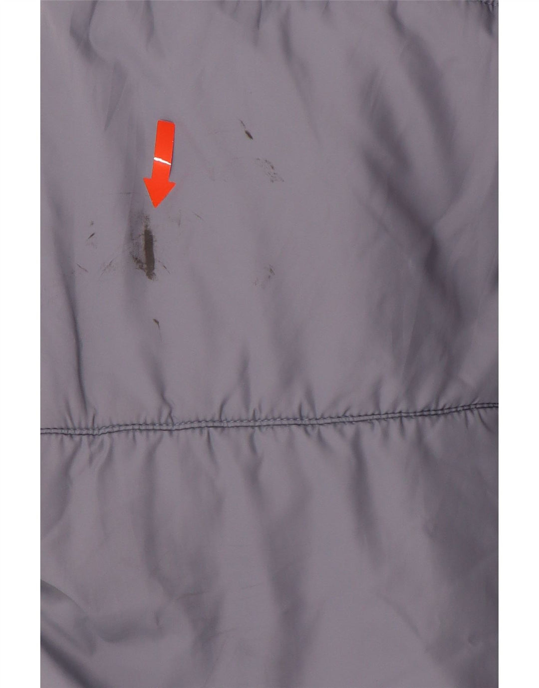 Jachetă căptușită cu glugă grafică NIKE pentru femei UK 18 XL, poliester albastru