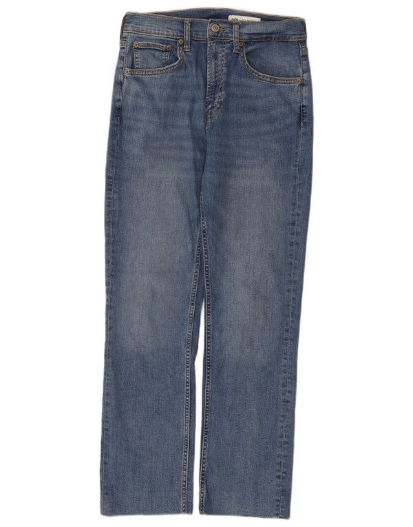 Blugi drepti pentru femei Zara EU 36 XS W26 L28 Albastru