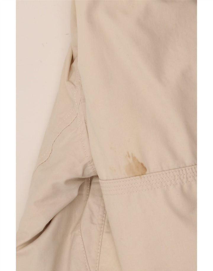 Jachetă bomber cu glugă pentru bărbați Timberland UK 38, bumbac mediu bej