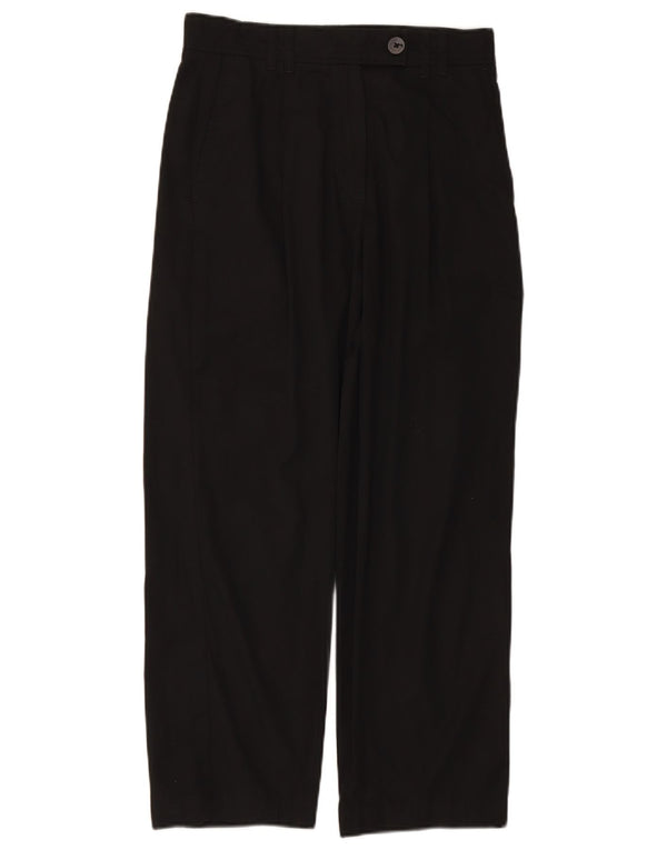 MASSIMO DUTTI Pantaloni chino largi pentru femei EU 38 Small W28 L26 Negru