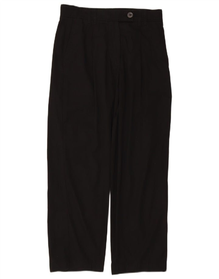 MASSIMO DUTTI Pantaloni chino largi pentru femei EU 38 Small W28 L26 Negru