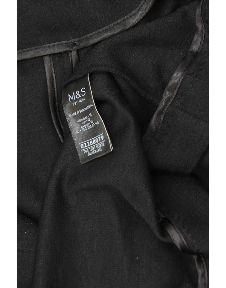 Pardesiu supradimensionat pentru femei Marks & Spencer UK 14 mare poliester bleumarin