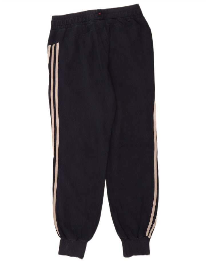 Pantaloni de trening Adidas pentru femei Joggeri UK 14 Mare Bumbac bleumarin