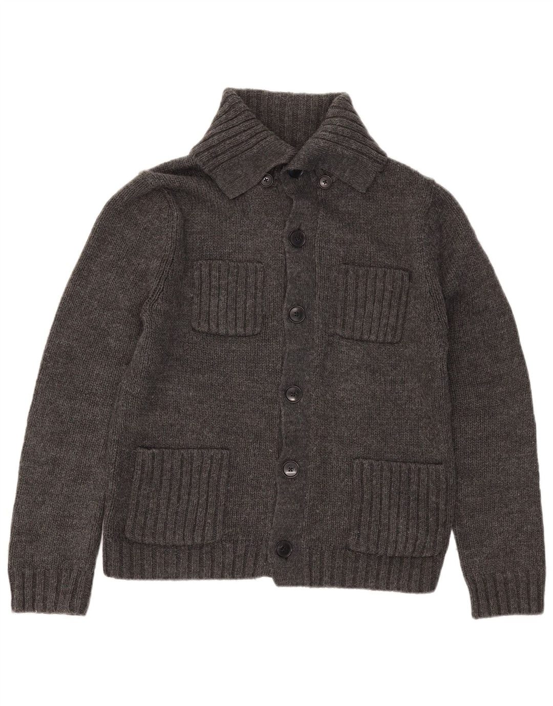 Pulover cardigan pentru bărbați Gap, gri mediu acrilic