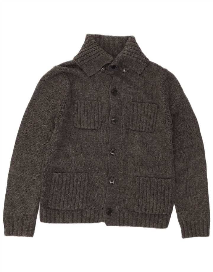 Pulover cardigan pentru bărbați Gap, gri mediu acrilic