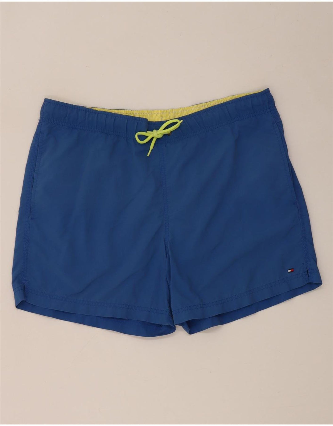 Pantaloni scurți de înot Tommy Hilfiger pentru bărbați, nailon albastru mediu