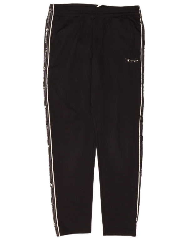 Pantaloni de trening grafic pentru bărbați Champion XL poliester negru