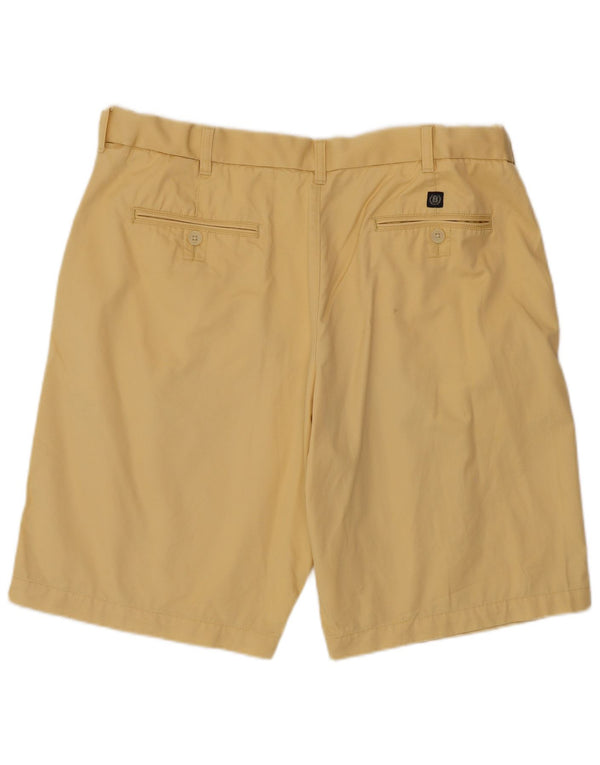 Pantaloni scurți chino pentru bărbați Marks & Spencer W36, bumbac galben mare