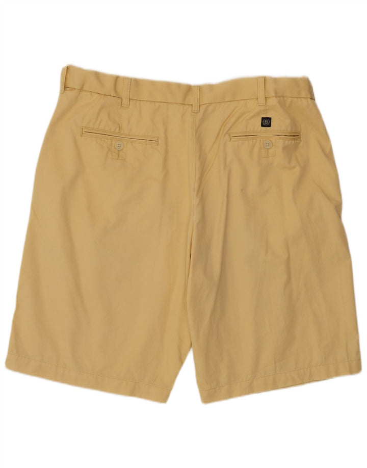Pantaloni scurți chino pentru bărbați Marks & Spencer W36, bumbac galben mare