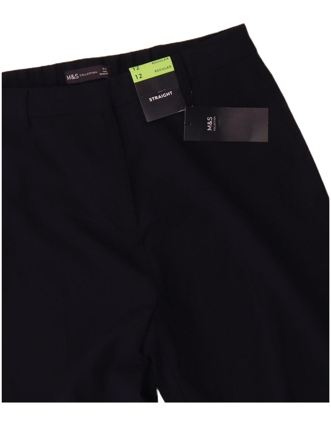 MARKS & SPENCER Pantaloni de costum pentru femei UK 12 Medium W32 L30 Bleumarin