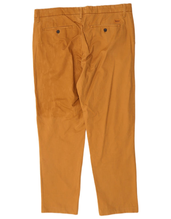 Pantaloni chino drepți pentru bărbați Timberland W36 L29 bumbac maro