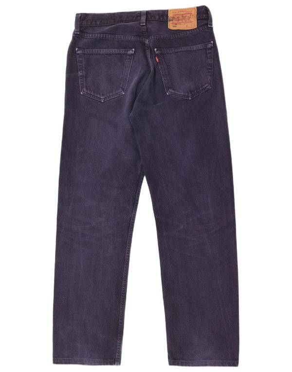 Blugi drepti pentru bărbați Levi's 501 W33 L31 bumbac bleumarin