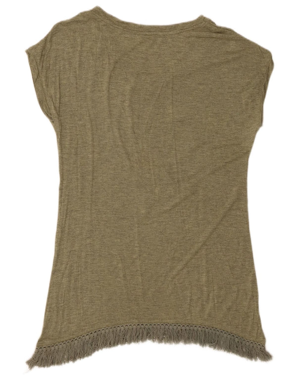 Tricou grafic Desigual pentru femei Top UK 12 Medium Green