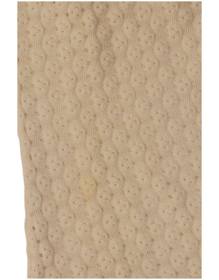 Pulover pentru femei Sisley Relaxed Elegance, cu decolteu în V, UK 12, mediu alb închis