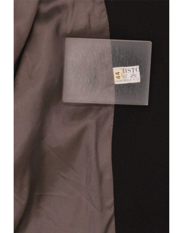 Jachetă vintage pentru femei cu 3 nasturi IT 44 Medium Black