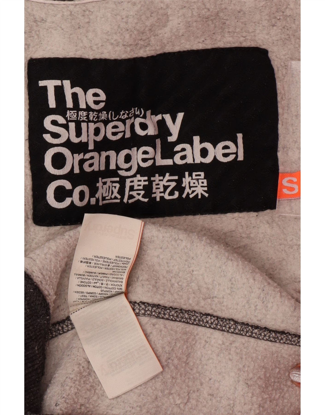 Pulover SUPERDRY pentru bărbați, bumbac cu pete mici, gri