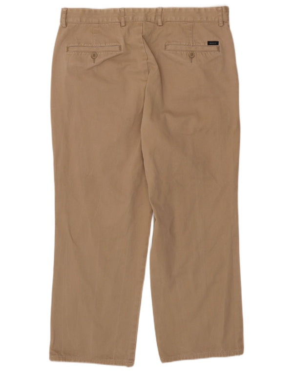 Pantaloni de costum pentru bărbați Gant L35 L26, bej, bumbac