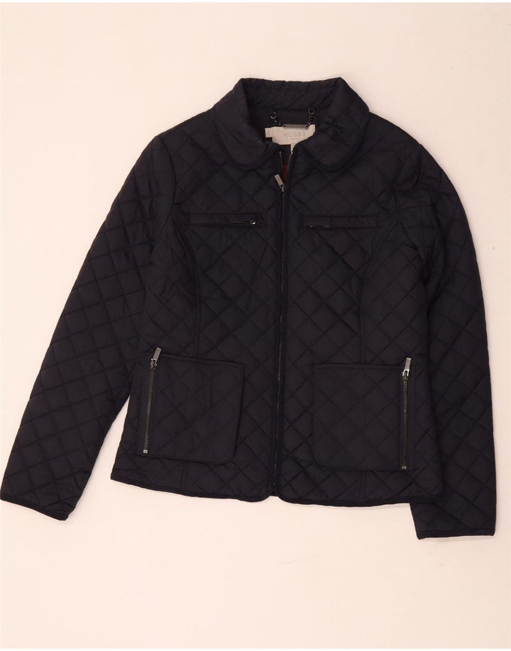 Jachetă matlasată Hobbs pentru femei UK 12 Medium Bleumarin Poliamidă