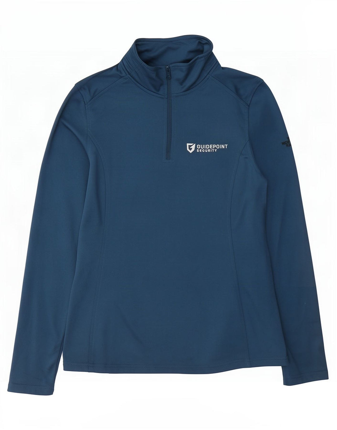 Top de trening The North Face, pentru femei, cu fermoar și gât, UK 10, bleumarin, mic