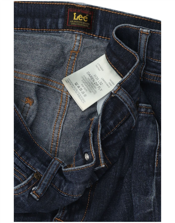 Blugi drepti LEE Daren Zip Fly pentru bărbați W36 L32 Bumbac albastru