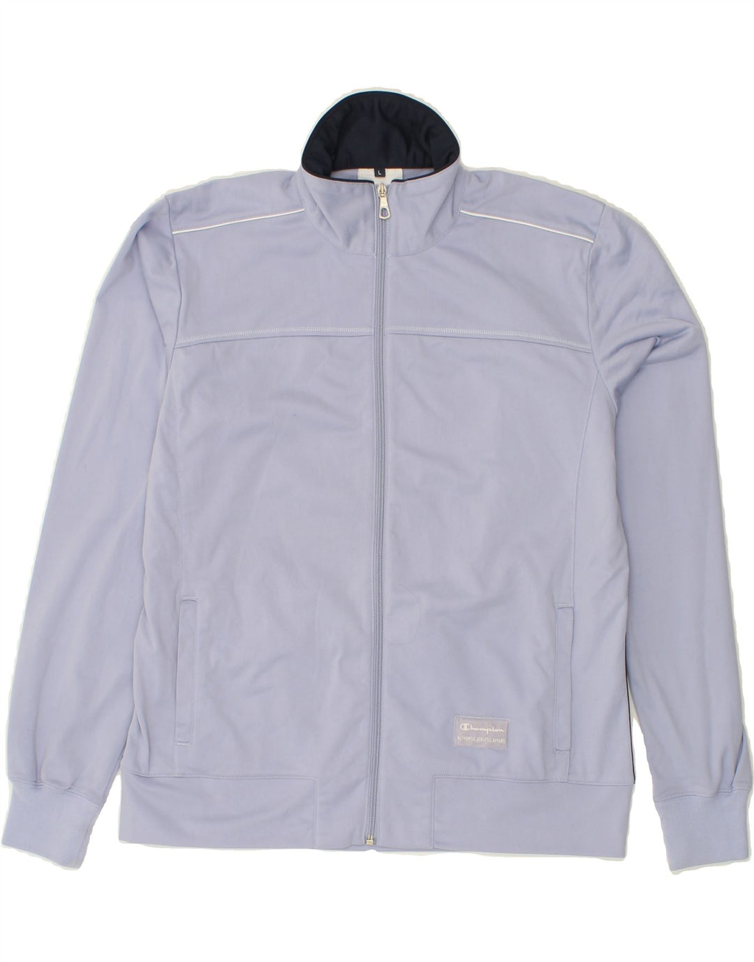 CHAMPION Womens Tracksuit Top Jacket Large Purple Polyester Vintage Champion and Second-Hand Champion from Messina Hembry 