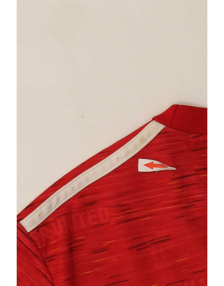 Tricou pentru bărbați Adidas Manchester United Top Mediu Roșu cu pete din poliester