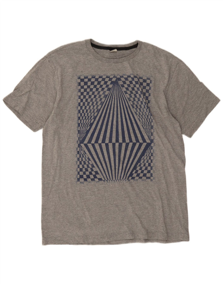 Tricou grafic pentru bărbați Volcom Top mare gri