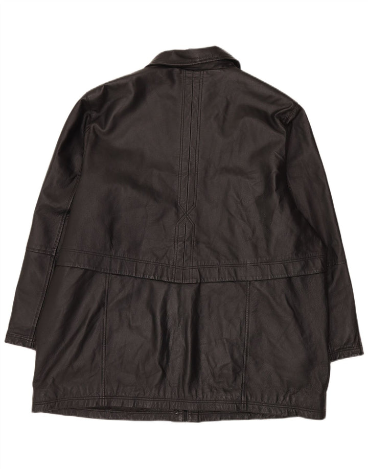 Geacă din piele pentru bărbați Canda IT 52 XL din piele neagră