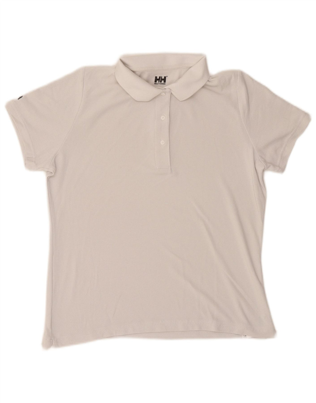Helly Hansen Tricou polo obișnuit pentru femei UK 14 Poliamidă albă medie
