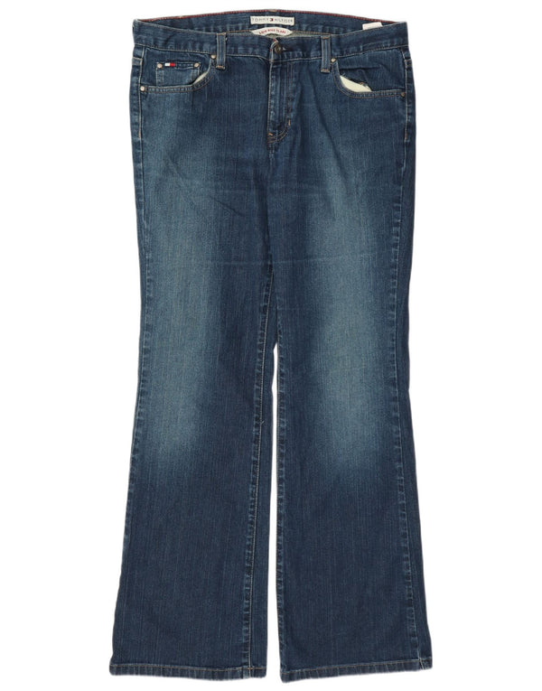 Blugi evazați Tommy Hilfiger pentru femei cu talie joasă US 12 Large W34 L32 Blue