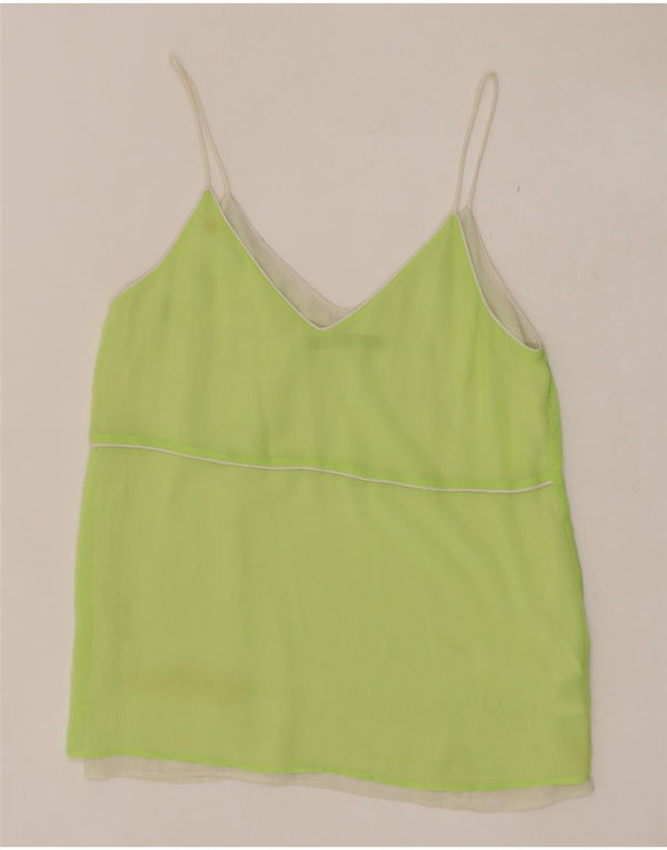 Top camis pentru femei Zara UK 10 Small Green Poliester
