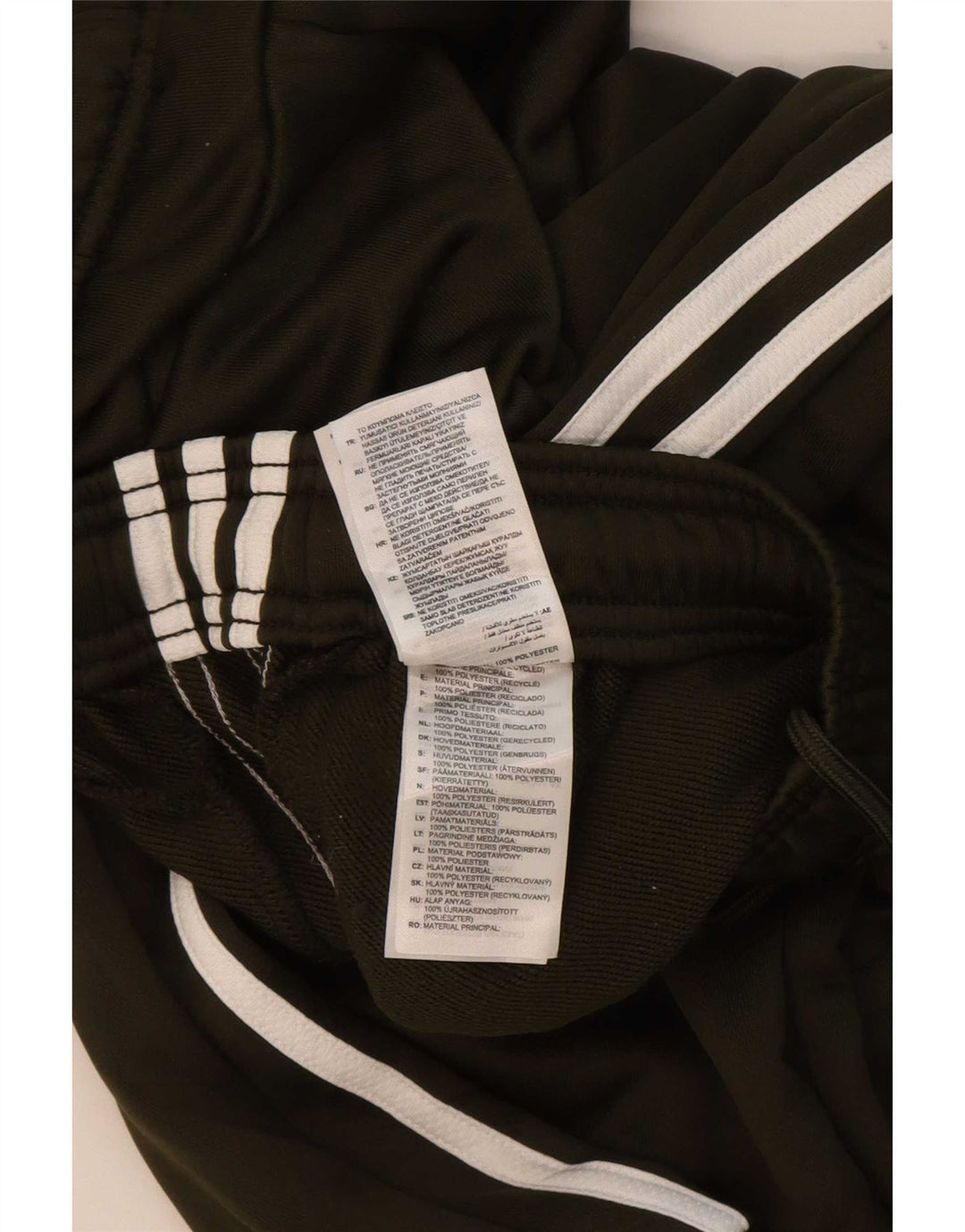 Pantaloni de trening Adidas pentru bărbați, mari, kaki, poliester
