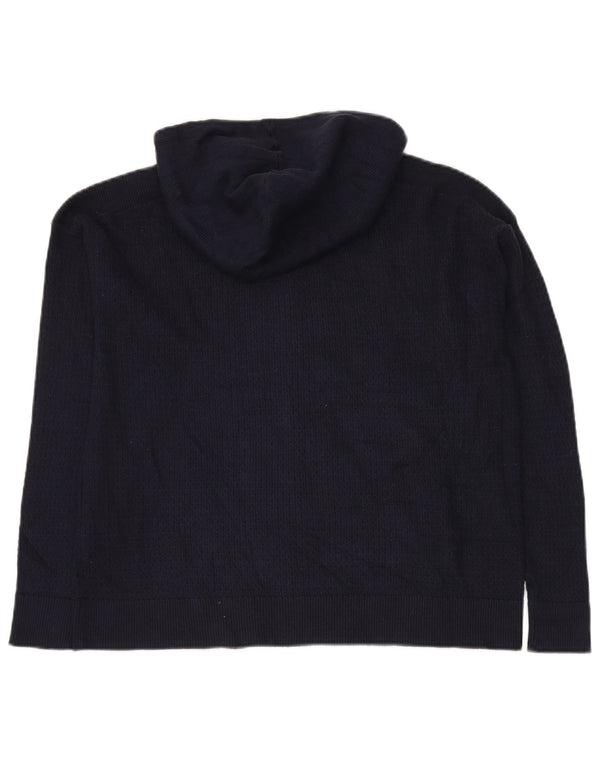 MARKS & SPENCER Pulover cardigan cu tăiere largi pentru femei UK 14 Medium Bleumarin