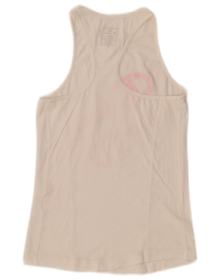 Top cu vestă grafică Champion pentru femei UK 8 Small White