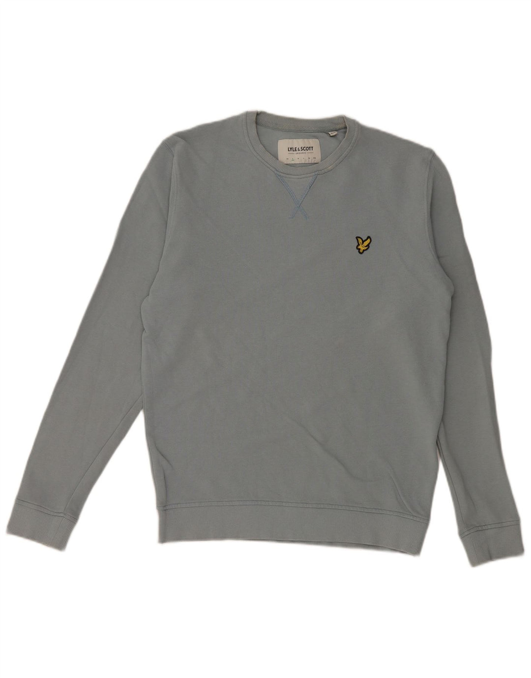 Hanorac pentru bărbați Lyle & Scott Pulover mic, albastru, bumbac