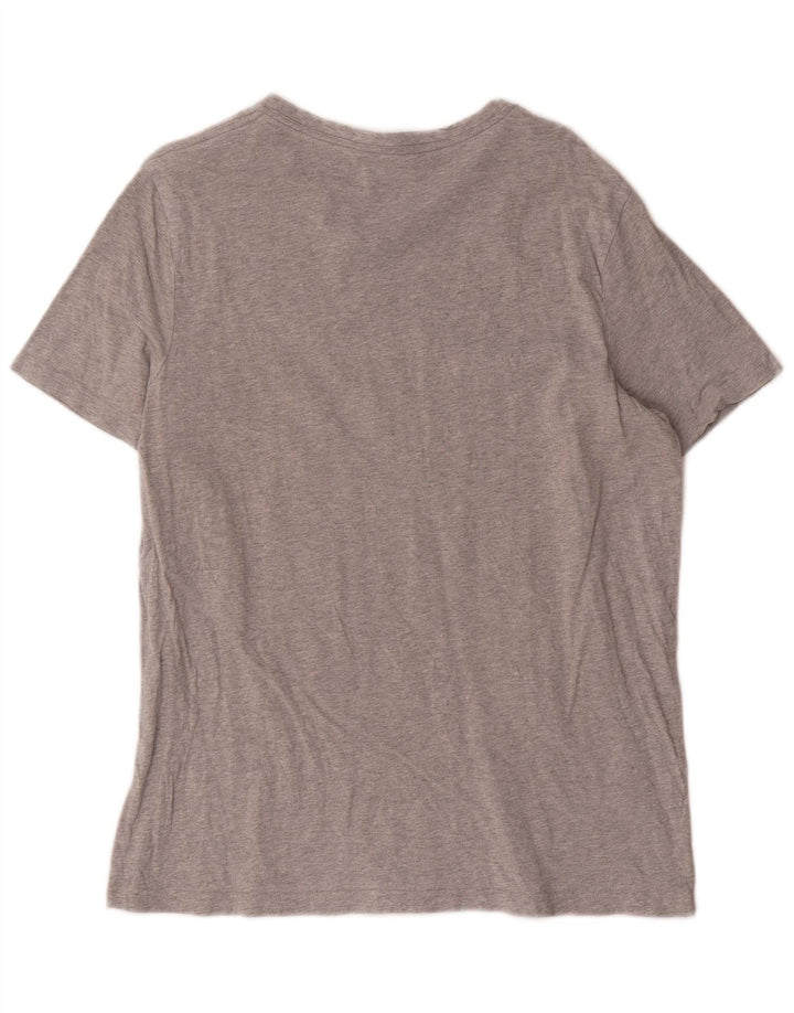 Tricou pentru bărbați Tommy Hilfiger Top Mediu Gri, bumbac cu pete