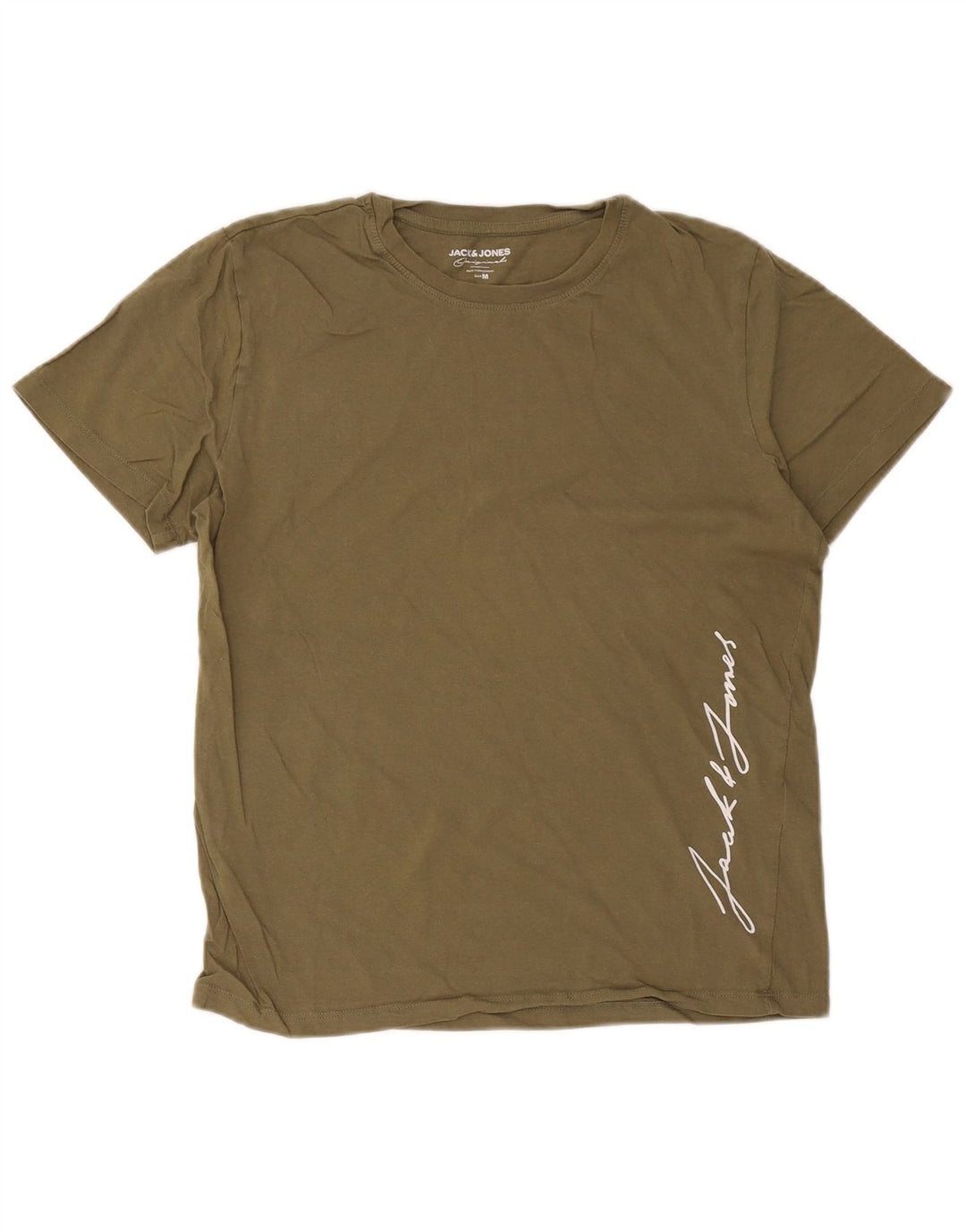 Tricou cu grafic Jack & Jones pentru bărbați Top Mediu Kaki Bumbac