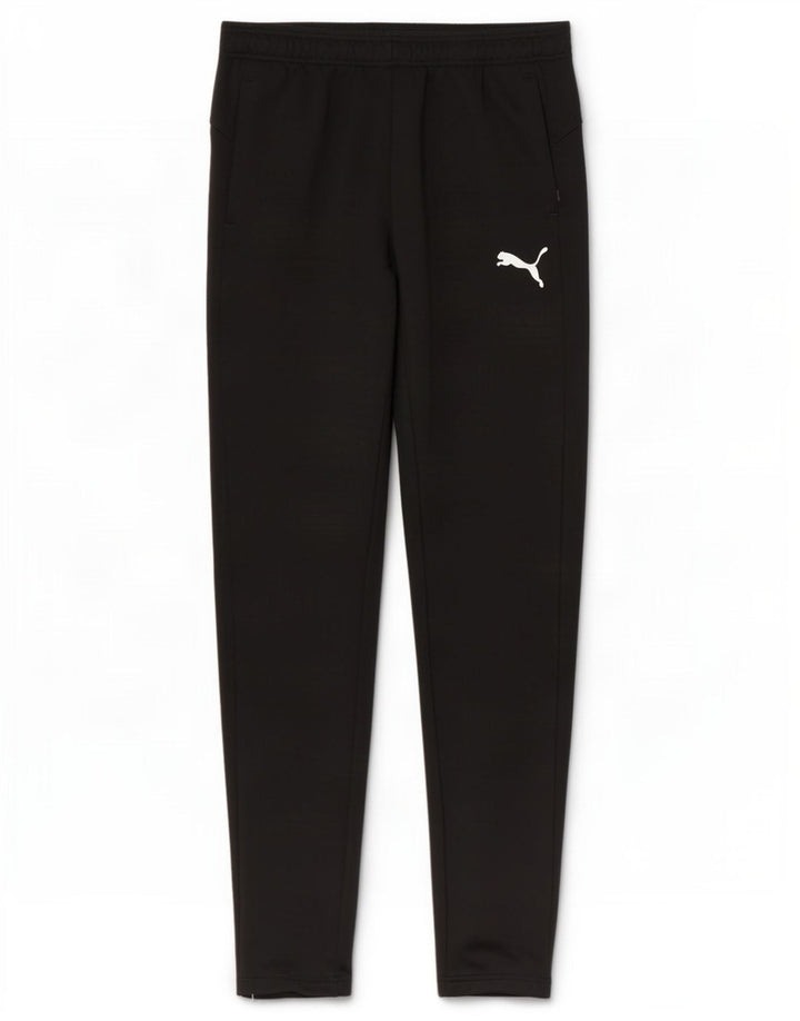Pantaloni de trening Puma pentru bărbați, poliester mediu negru