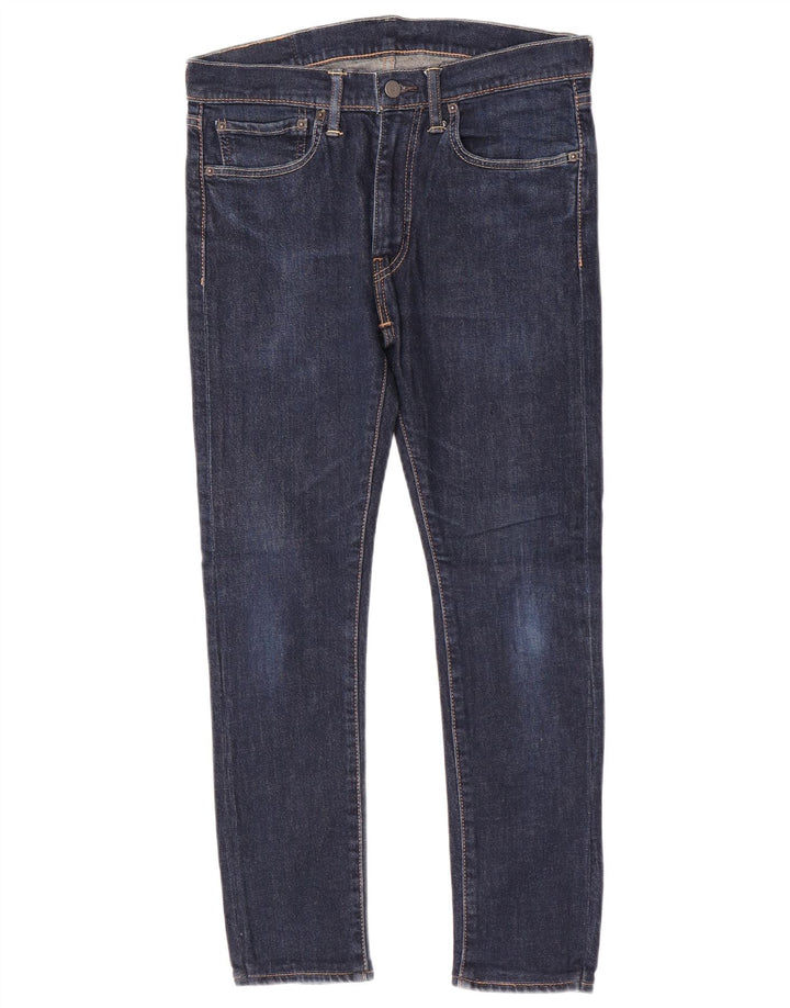 Blugi pentru bărbați Levi's 519 Skinny W32 L27 Bumbac bleumarin