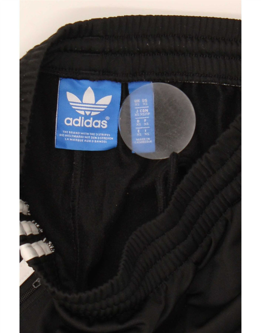 Pantaloni de trening Adidas pentru femei UK 4 XS poliester negru