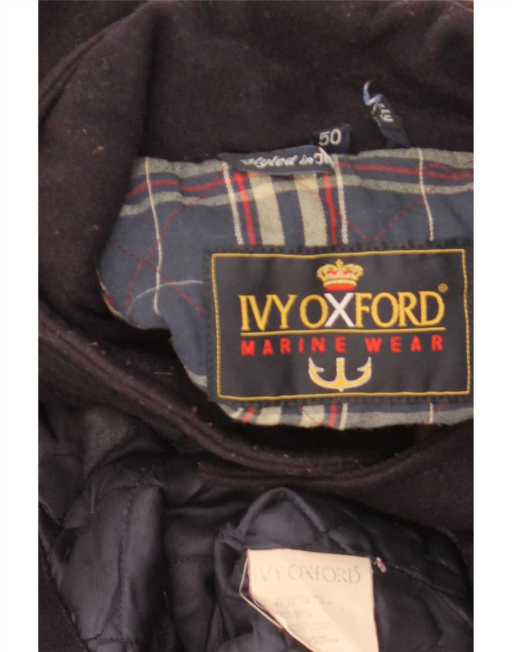 Pardesiu Ivy Oxford pentru bărbați IT 50 mare, lână bleumarin