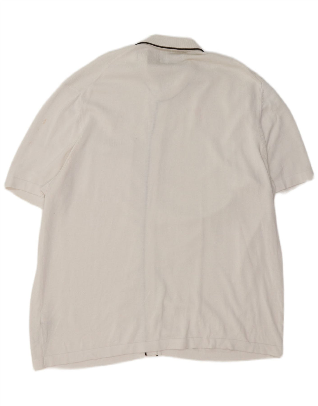 Pulover cardigan cu mânecă scurtă pentru bărbați Marks & Spencer, 2XL, alb, modal