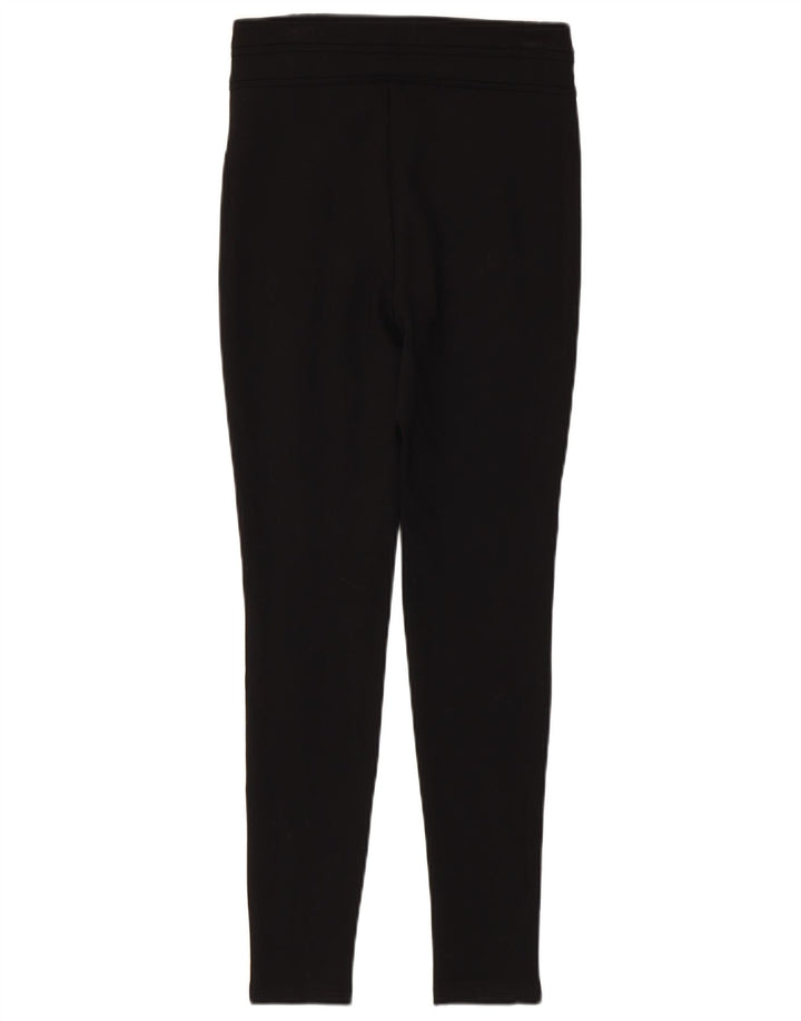 ZARA Pantaloni skinny casual pentru femei Mici W26 L27 Negru Viscoza