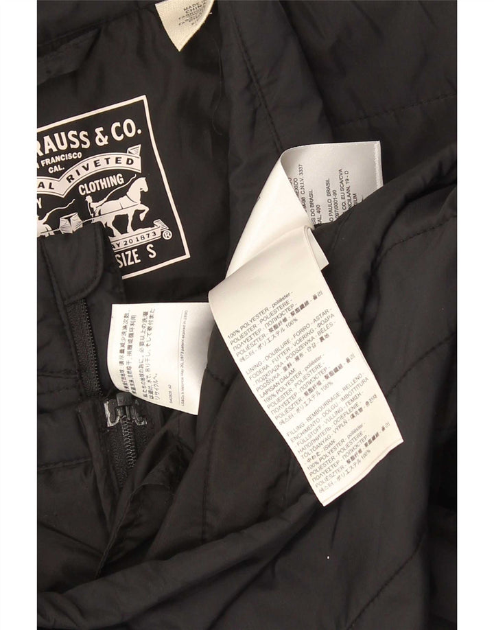 Jachetă căptușită pentru bărbați Levi's UK 36 Poliester negru mic