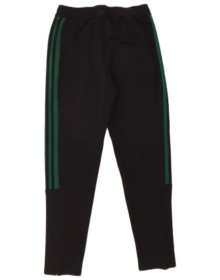 Pantaloni de trening Adidas baieti 13-14 ani poliester negru