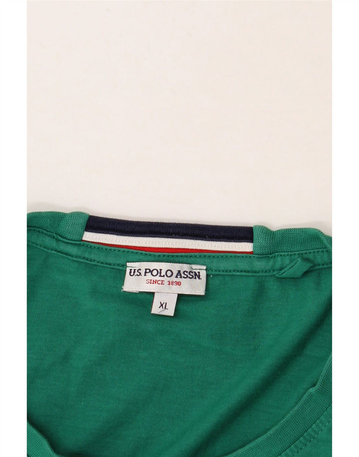 U.S. POLO ASSN. Mens Top Long Sleeve XL Green Vintage U.S. Polo Assn. and Second-Hand U.S. Polo Assn. from Messina Hembry 