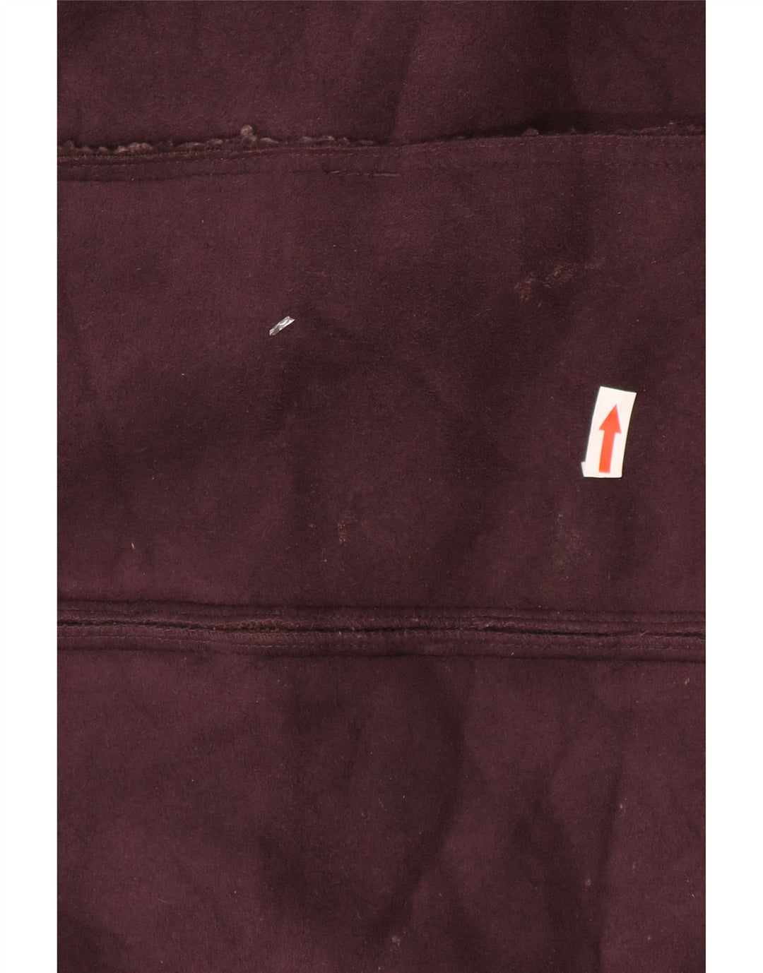 Gilet Sherpa pentru femei Marks & Spencer UK 12 Medium Burgundy Poliester