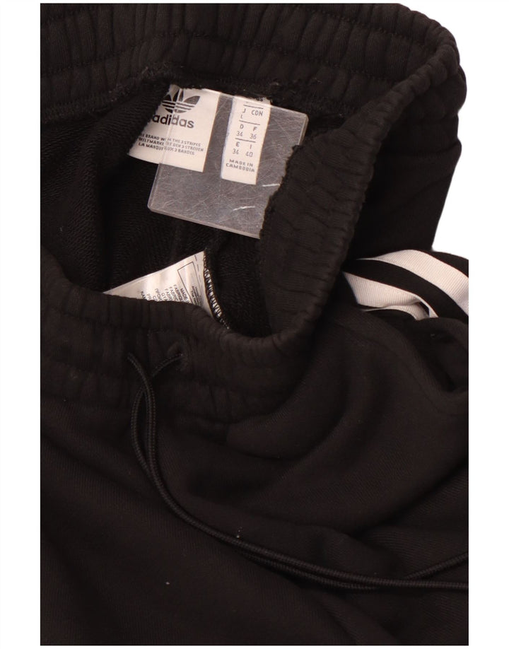 Pantaloni de trening pentru femei ADIDAS Joggeri UK 8 Bumbac negru mic