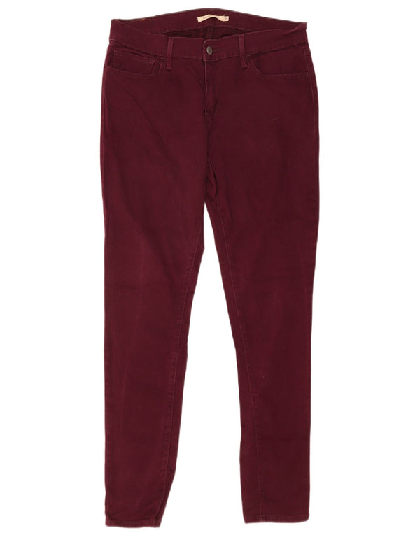 Blugi LEVI'S 710 Super Skinny W31 L30 Bumbac Burgundy