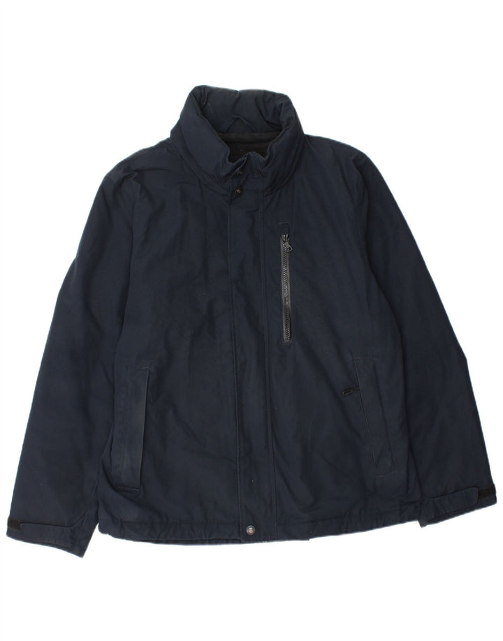 Jachetă de vânt pentru bărbați Marks & Spencer, cu glugă, UK 42 XL bleumarin